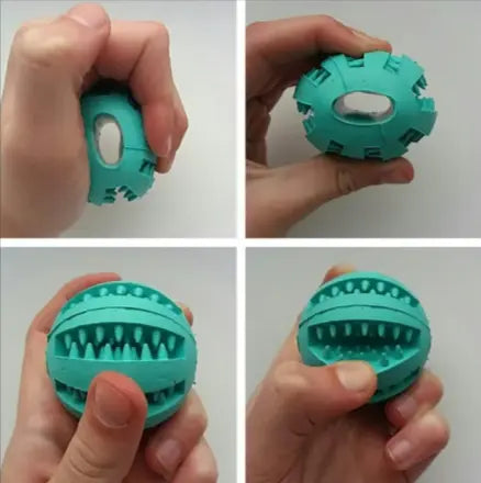 Rubber Slow Feeder Dog Ball My Store