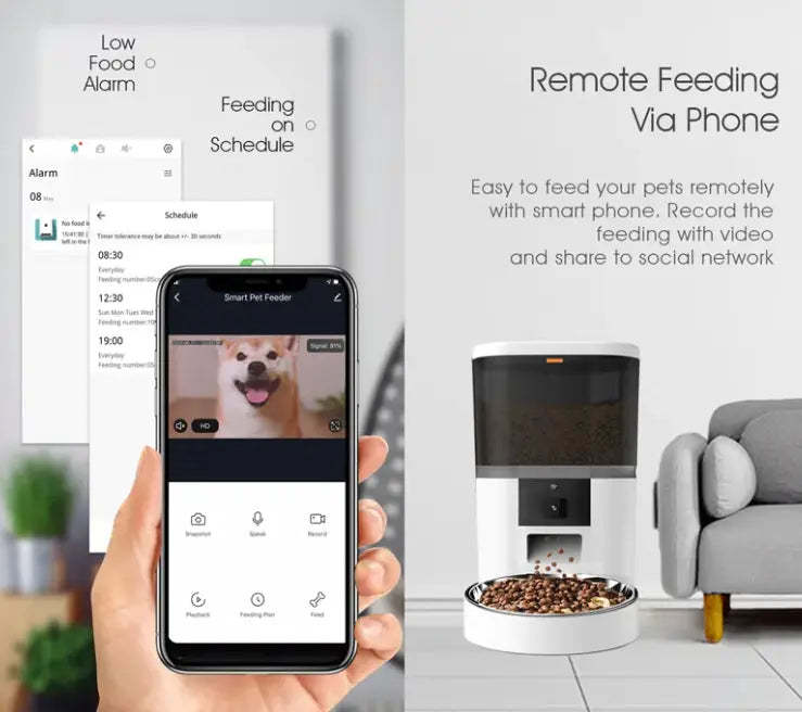 Automatic Pet Feeder W/ camera My Store