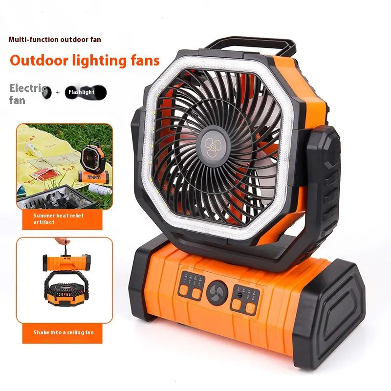 Outdoor Household Power Bank LED Light Camping Fan My Store
