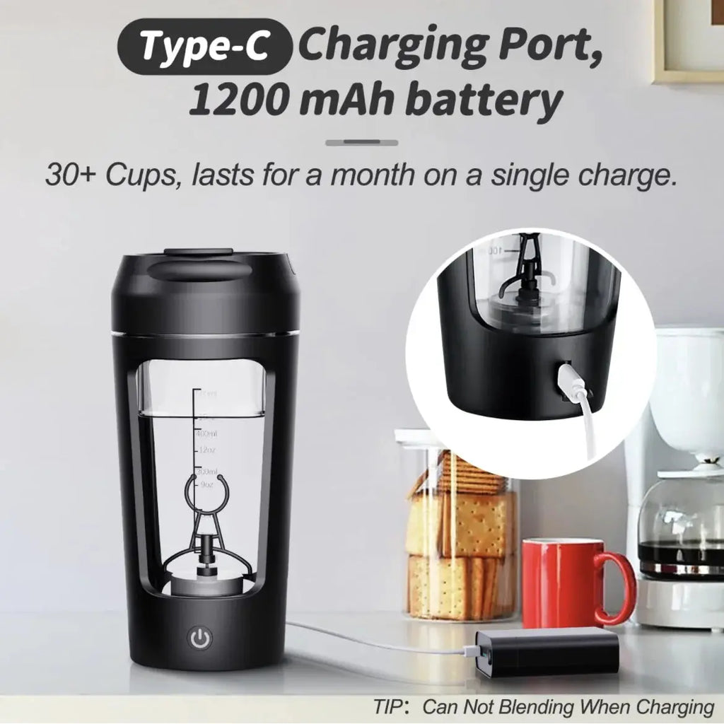 Electric Portable Whey Protein Shaker Bottle My Store